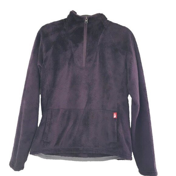 Vintage North Face AHPM Moss Fleece Purple Half Zip Purple Jacket - Picture 2 of 9